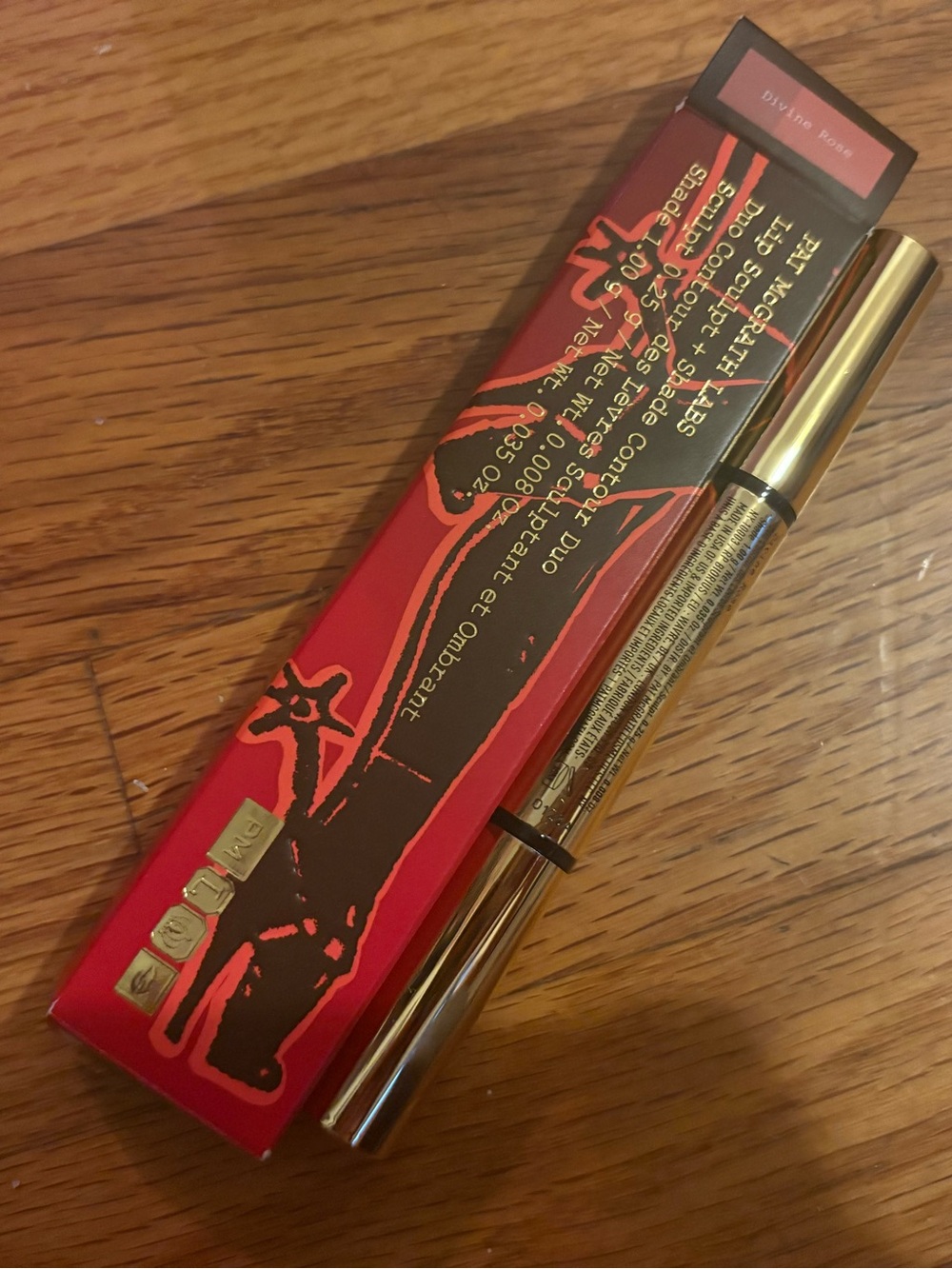 Pat McGrath Labs MatteTrance double sided lipstick and liner in divine rose